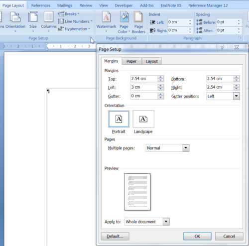 How to format a new document in Microsoft Word — Rubida Communications