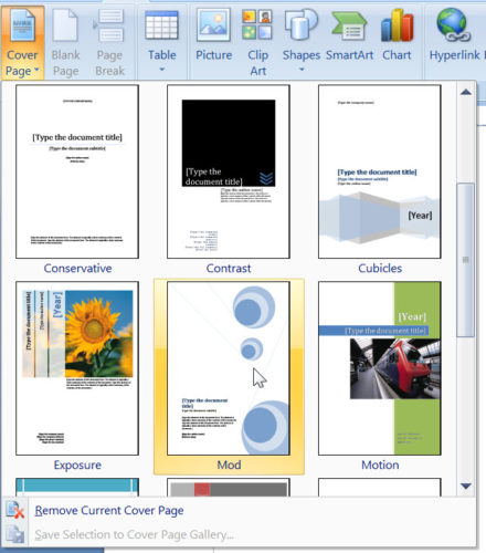 How to format a new document in Microsoft Word — Rubida Communications